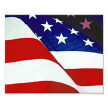 U.S.A. Flag Photographic Print