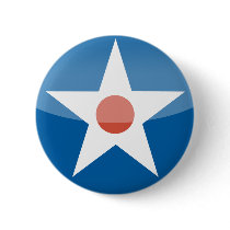 U.S.A.  Retro Pinback Button