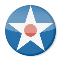 U.S.A.  Retro Fridge Magnet