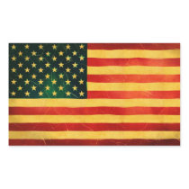 U.S.A. Vintage Style Flag Stickers