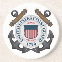 U.S.C.G. BEVERAGE COASTERS