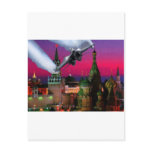 U.S. Fighter Jet over the Kremlin Post Card