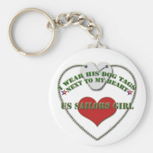 U.S. Fille Keychain de marins Porte-clés