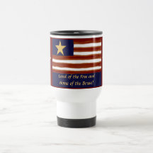U.S Flag Travel Mug