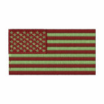 U.S. Flag - Woodland Embroidered Hoodies