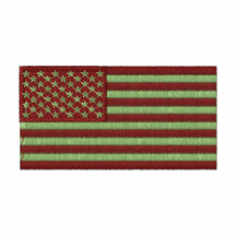 U.S. Flag - Woodland Embroidered Polo Shirts