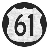 U.S. Highway 61 Route Sign Stickers