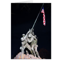 U.S. Marine Corps War Memorial Greeting Card