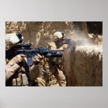 U.S. Marines in Helmand Province of Afghanistan Poster