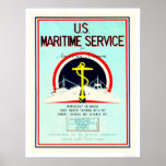 U.S. Maritime Service (US02055) Posters