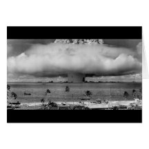 U.S. Operation Crossroads The Baker Explosion Greeting Cards