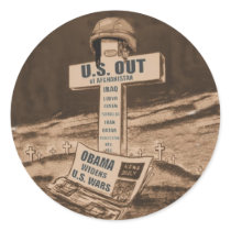 U.S. OUT STICKERS