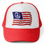 U.S. Peace Sign Flag Hat