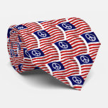 U.S. Peace Sign Flag Tie