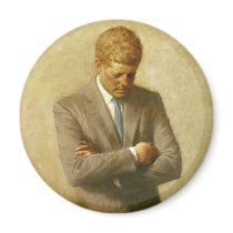 U.S. President John F. Kennedy by Aaron Shikler Magnet