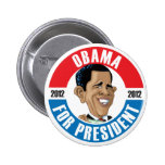 U.S. Presidents Campaign Button: #44 Obama