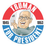 U.S. Presidents Campaign Sticker: #33 Harry Truman