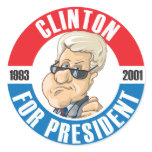 U.S. Presidents Campaign Sticker: #42 Bill Clinton