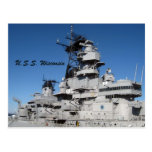 U.S.S. Wisconsin Postcard