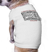 U.S. Three Dollar Bill: Confused? - B/W Pet Shirt pet clothing