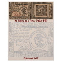 U.S. Three Dollar Bill: Confused? - Letterhead