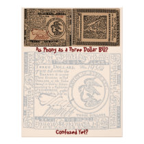 U.S. Three Dollar Bill: Confused? - Letterhead letterhead