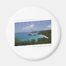 U.S. Virgin Islands - St. John's Trunk Bay Fridge Magnets