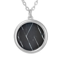 U-shaped Black Angular Curves (black minimalism) Pendants