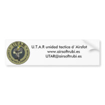 U.T.A.R unidad tactica d´Airs... Pegatina De Parachoque
