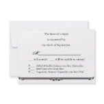 Ubi Caritas et Amor Wedding RSVP Template