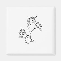 ublackonwhite refrigerator magnet
