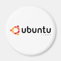 Ubuntu Linux Open Source Refrigerator Magnet