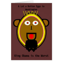 !UCreate A Lot a Rotten Eggs in Washington Greeting Card