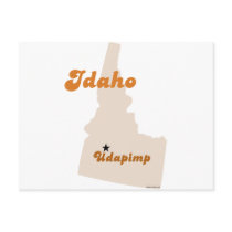 Udapimp Idaho Postcard