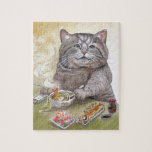 Udon de Tempura de chat de sushi Puzzle Avec Photo