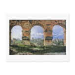 Udsigt gennem 3 buer i Colosseums tredje stokværk postcards
