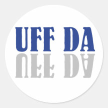 UFF DA STICKER