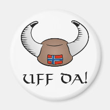Uff Da! Viking Hat Magnet