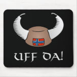 Uff Da! Viking Hat Mouse Pads