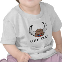 Uff Da! Viking Hat T Shirts