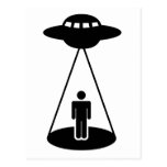 UFO Abduction Post Cards