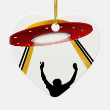 UFO Alien Ship - Pick Me! Christmas Ornaments