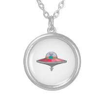 UFO and Space Alien Necklaces