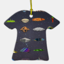 UFO CHRISTMAS ORNAMENT