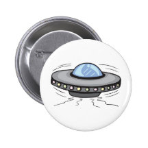 UFO!  Customizable! Button