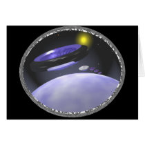 UFO Earth Greeting Cards