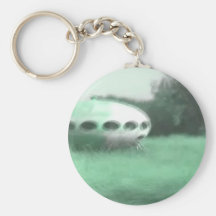 UFO LANDS ON EARTH! KEY CHAINS