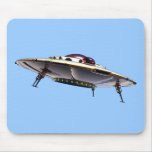 UFO métallique Mousepad Tapis De Souris