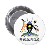 Uganda Coat of Arms Button