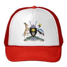 Uganda Coat of Arms detail Trucker Hats